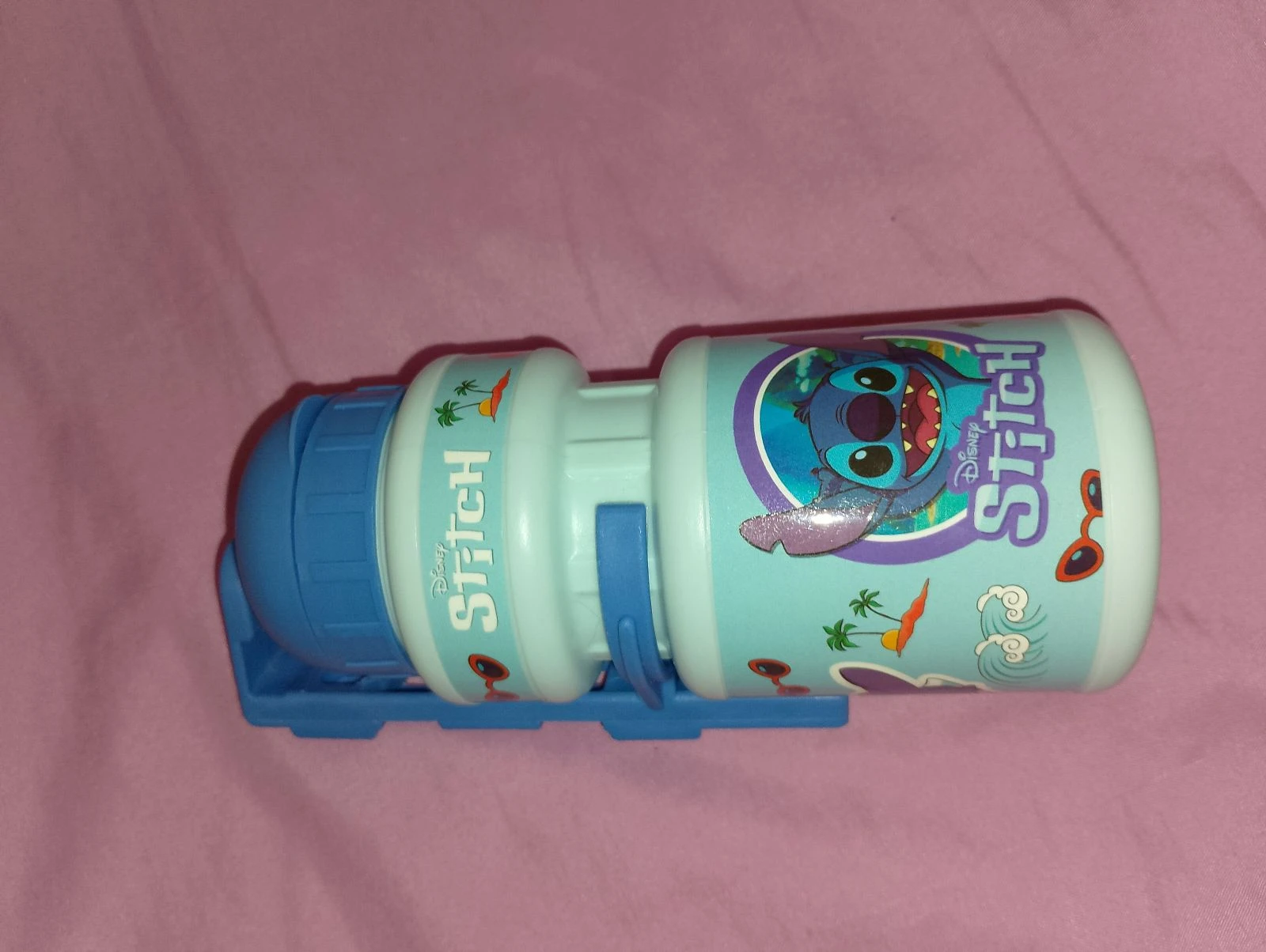 Garrafa De Água Disney Stitch Com Suporte Para Bicicleta Nova – photo 5